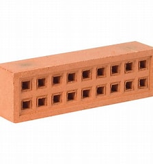 AIR BRICK RED 225 MM X 65 MM