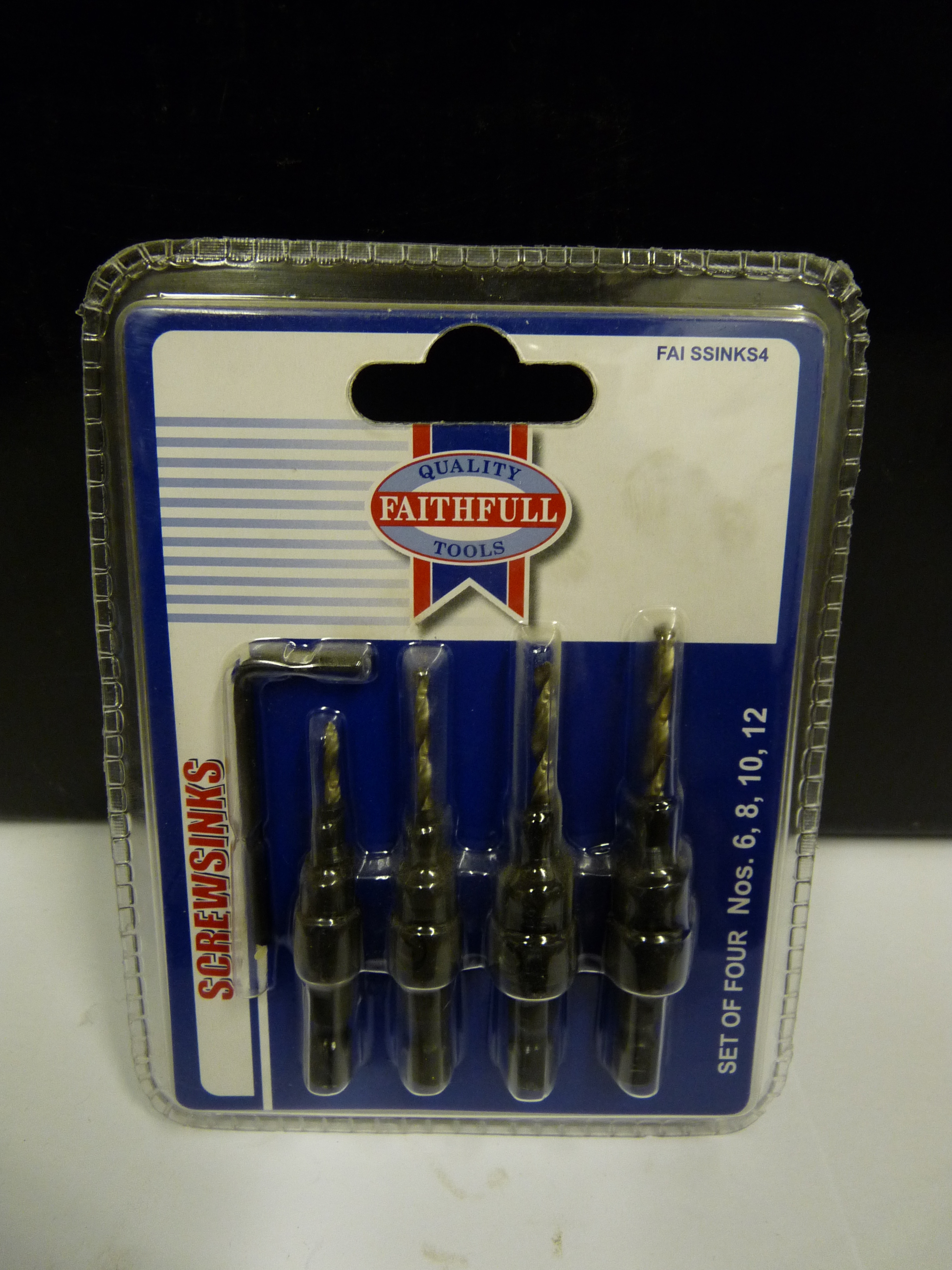 FAITHFULL SCREWSINK SET (4)