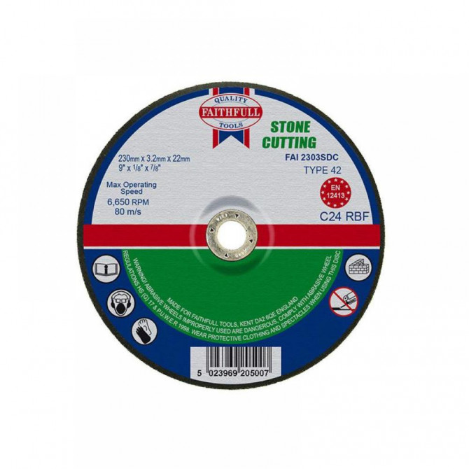 STONE CUTTING WHEEL DEP 230 MM