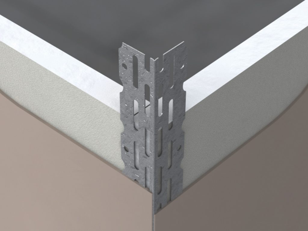 ANGLE BEAD THINWALL PERF SCIM BEAD 2400 MM GPTC 2.4M X 22MM