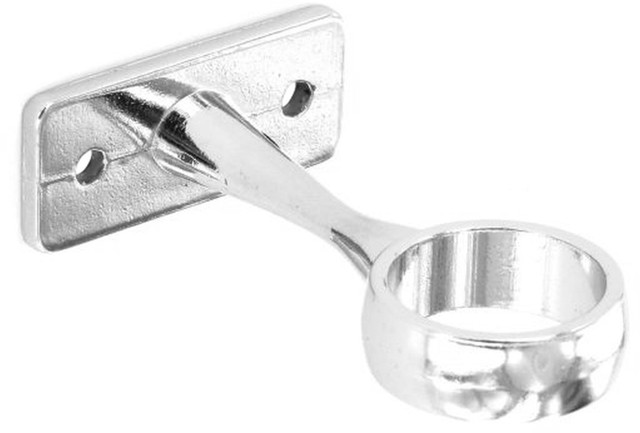 S5551 CHROME END BRACKET 3/4"  (2)