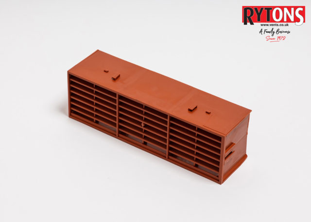 AIR BRICK TERRACOTTA PLASTIC 225 X 65