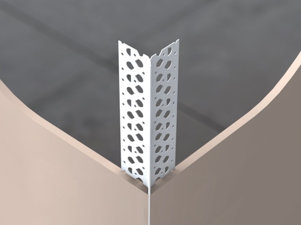 ANGLE BEAD STANDARD PVC- 2500 MM