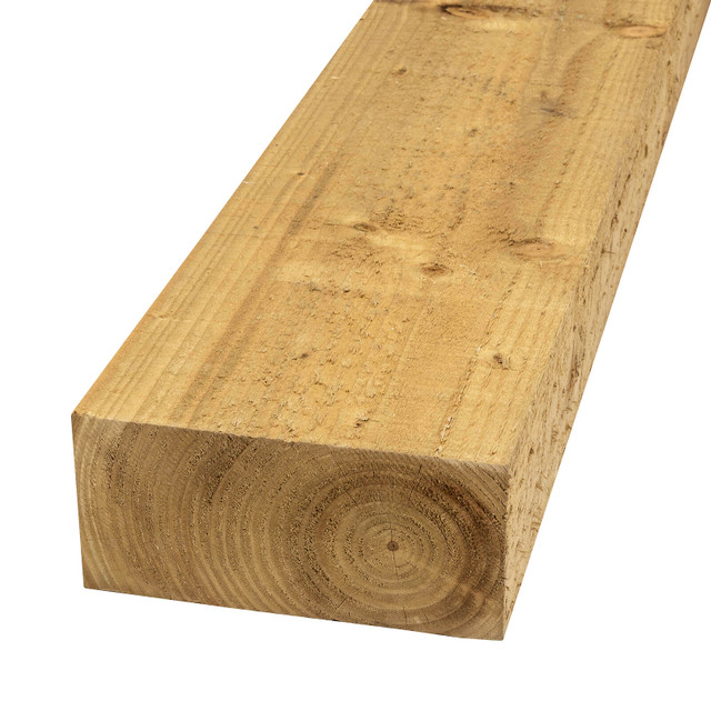 RAILWAY SLEEPERS TANALISED  8 FT 8" X 4"