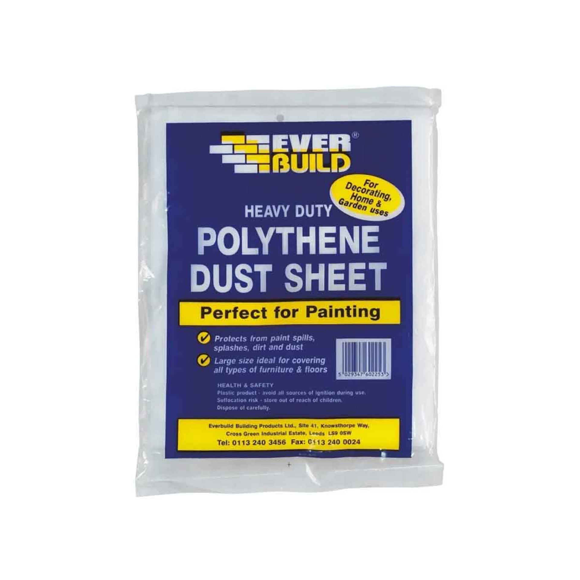 POLYTHENE DUST SHEET12 X 9