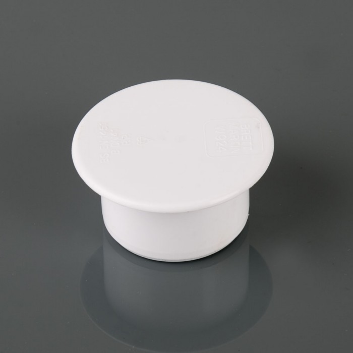 W924 SOCKET PLUG 40 MM  WHITE