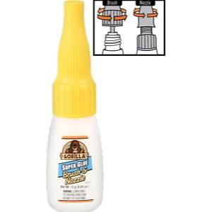 GORILLA SUPER GLUE 12 g BRUSH & NOZZLE