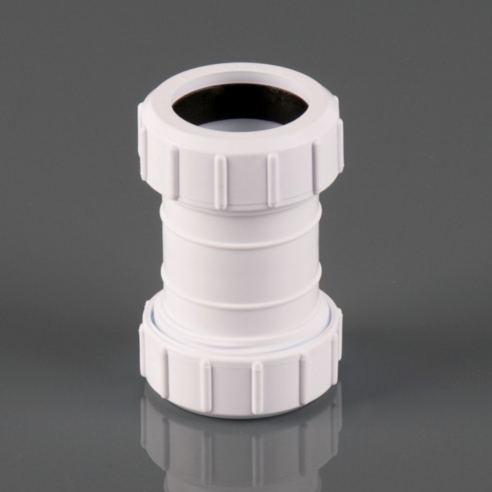 W940 STRAIGHT COUPLING COMP  32 MM WHITE